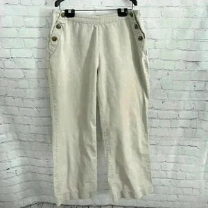 J.G. Hook Size 14 Light Tan Flat Front Pants